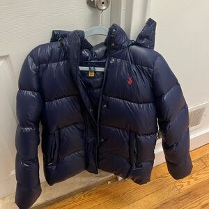 Polo by Ralph Lauren Kids Dark Blue Puffer Coat